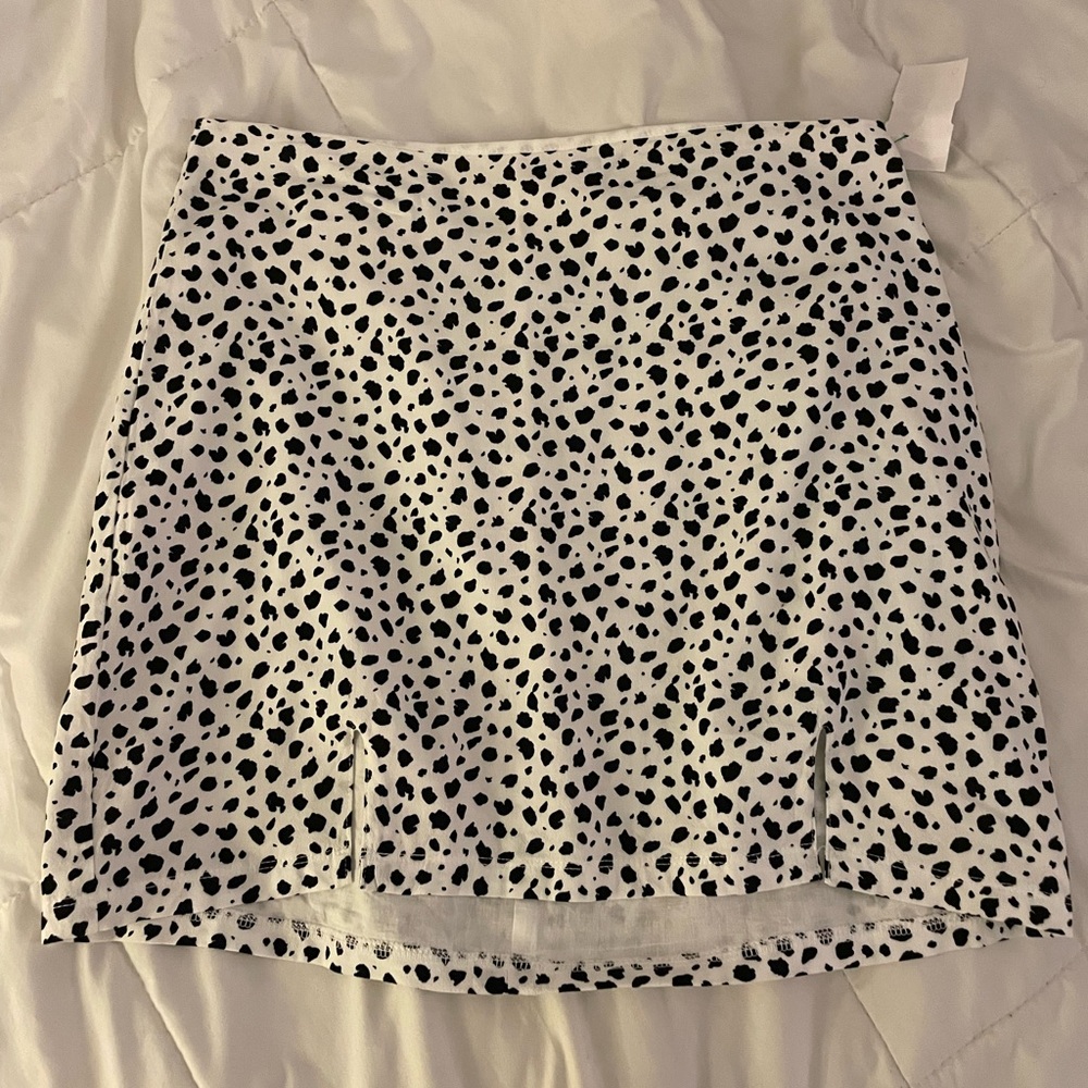 Kendall and Kylie animal print skirt